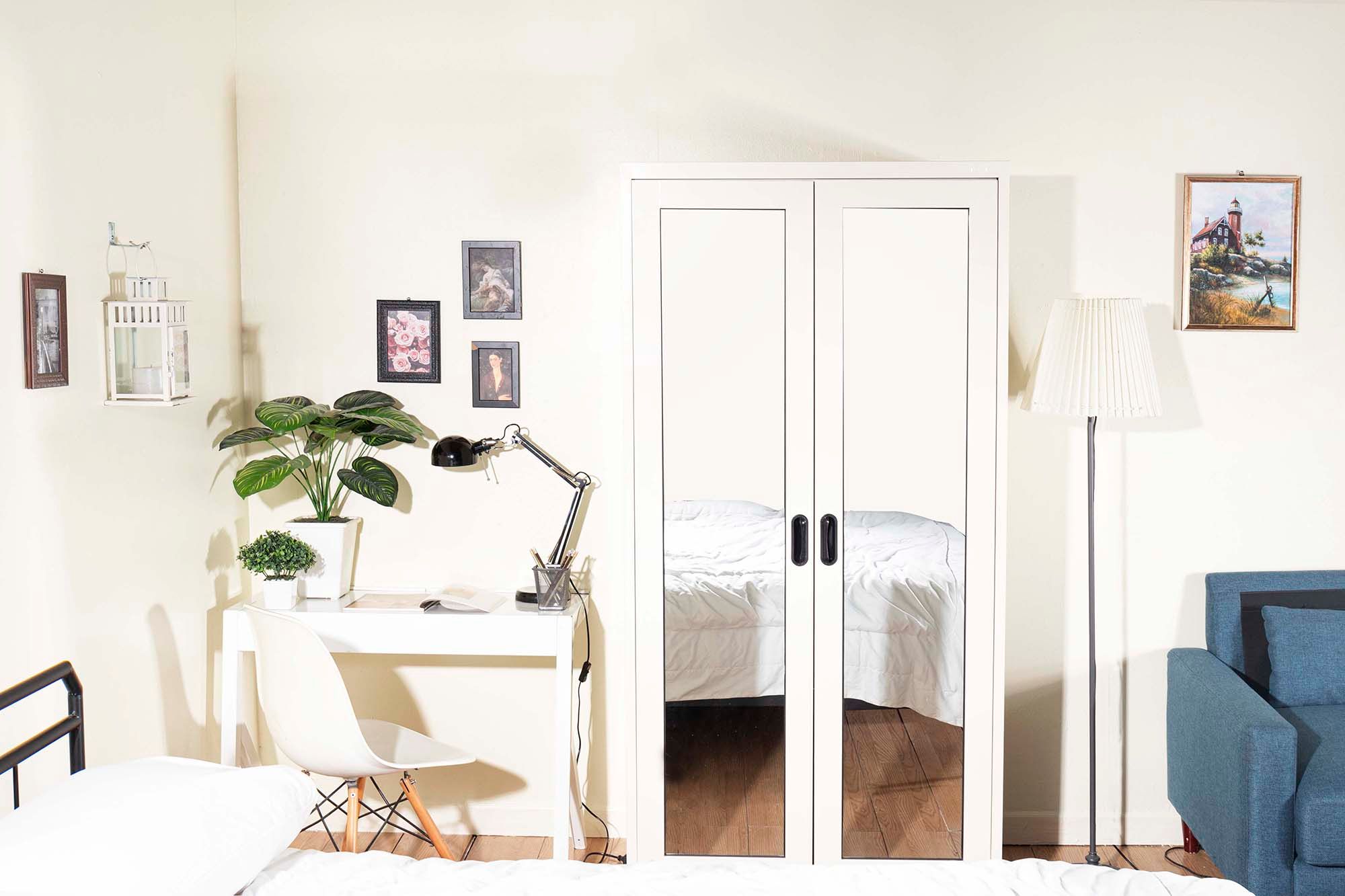 Open door Left&Right mirror wardrobe - Ixy Mild Collection