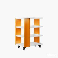 ဘီးပါသော စွယ်စုံသုံး ပစ္စည်းတင်လှည်း - Tiny Loft Model-2