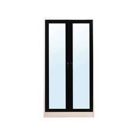 Open door Left&Right mirror wardrobe - Ixy Mild Collection-1
