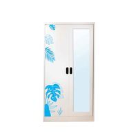 Open door-capsule handle mirror wardrobe-Monsterla graphic , Ixy Mild collection-6