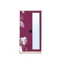 Open door-capsule handle mirror wardrobe-Monsterla graphic , Ixy Mild collection-10