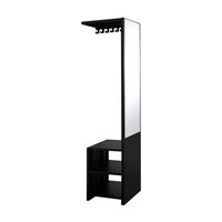 Wall Mounted Cloth Rack with dressing mirror-5