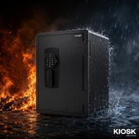 KIOSK SA-2096LBT Biometric Fire & Waterproof Safe-1