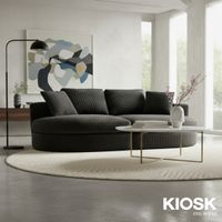 Luxury Velvet Love Seat, 2-Seater High Rebound Foam (30 Density)-3